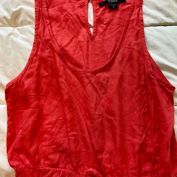 TOXIK 3 JUNIORS SEXY SALMON ROMPER SHORTS MEDIUM - Picture 11 of 11